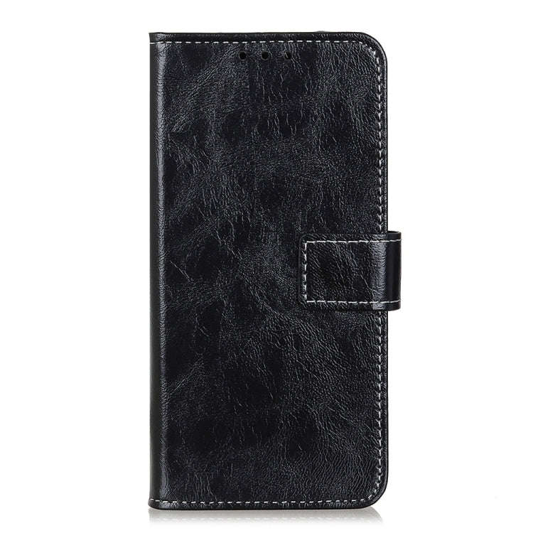 Retro Crazy Horse Texture Horizontal Flip Leather Case with Holder & Card Slots & Photo Frame & W...