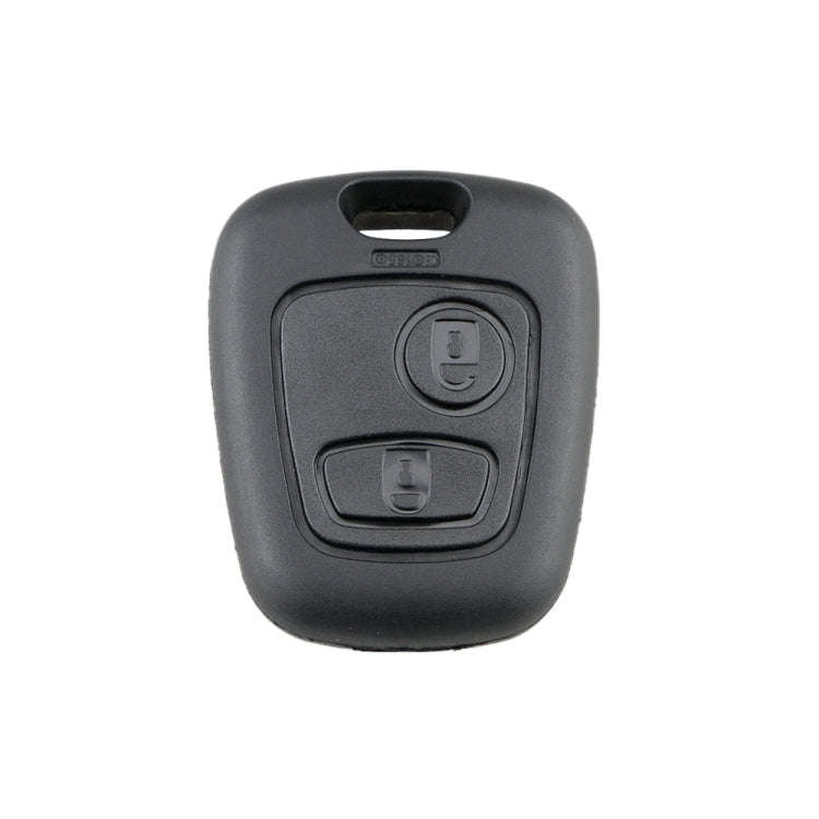 Car Key Case for Peugeot 2-button Straight Board with 206 Socket, without Blade, For Peugeot