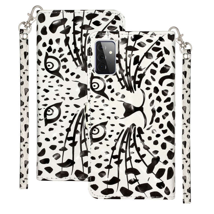 3D Pattern Horizontal Flip PU Leather Case with Holder & Card Slots & Wallet, For Samsung Galaxy ...