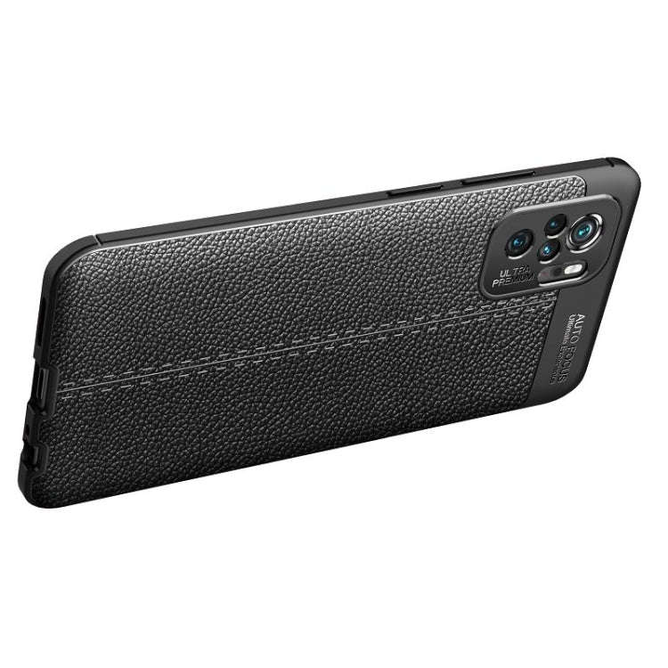Litchi Texture TPU Shockproof Case, For Xiaomi Redmi Note 10 4G / Note 10S