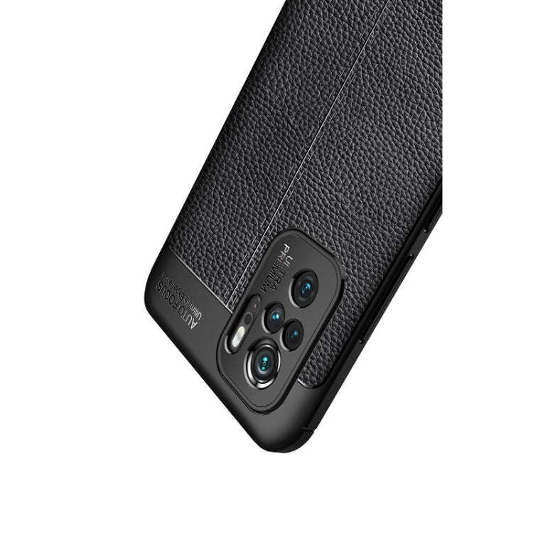 Litchi Texture TPU Shockproof Case, For Xiaomi Redmi Note 10 4G / Note 10S