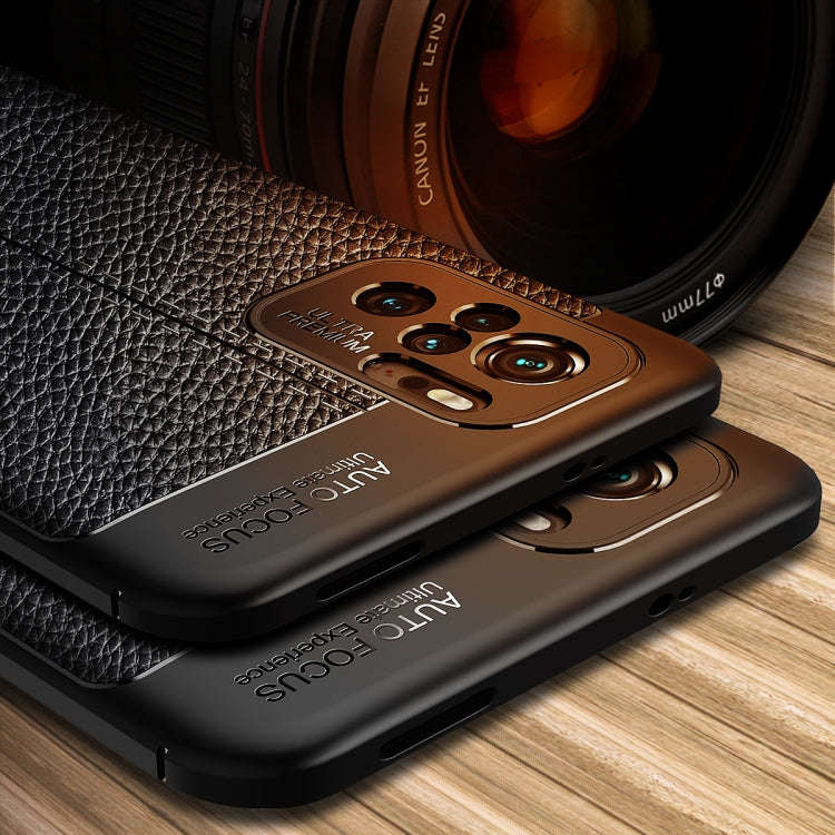 Litchi Texture TPU Shockproof Case, For Xiaomi Redmi Note 10 4G / Note 10S