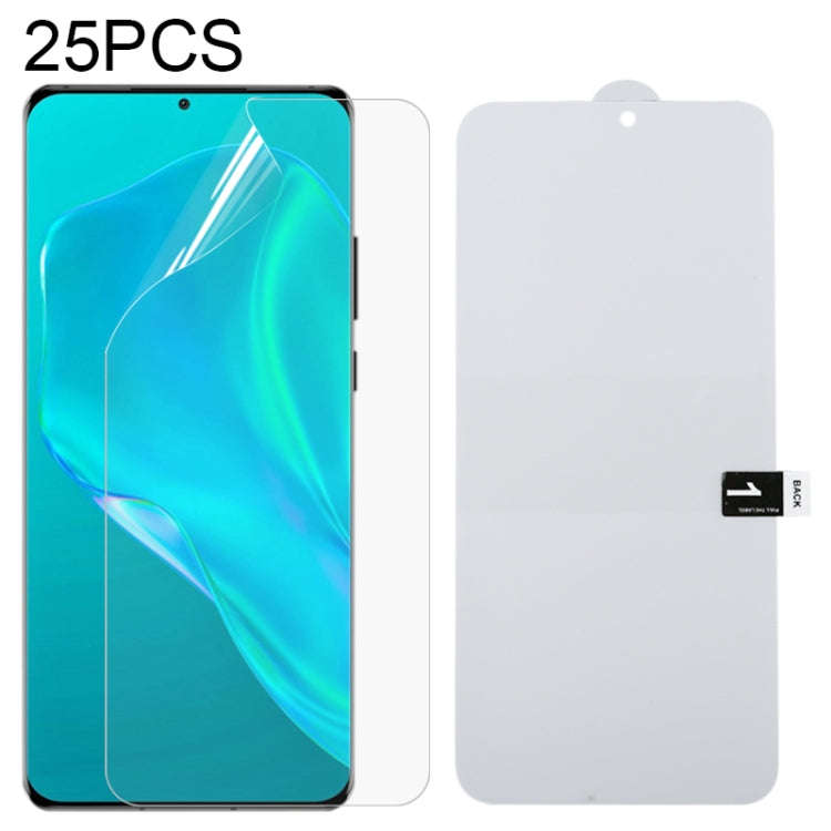 25 PCS Full Screen Protector Explosion-proof Hydrogel Film, For OPPO Find X3 Pro (25 PCS), For OP...