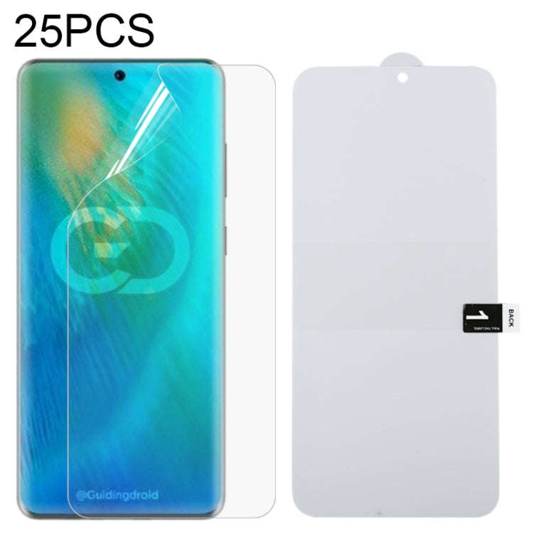 25 PCS Full Screen Protector Explosion-proof Hydrogel Film, For OPPO Find X3 Pro (25 PCS), For OP...