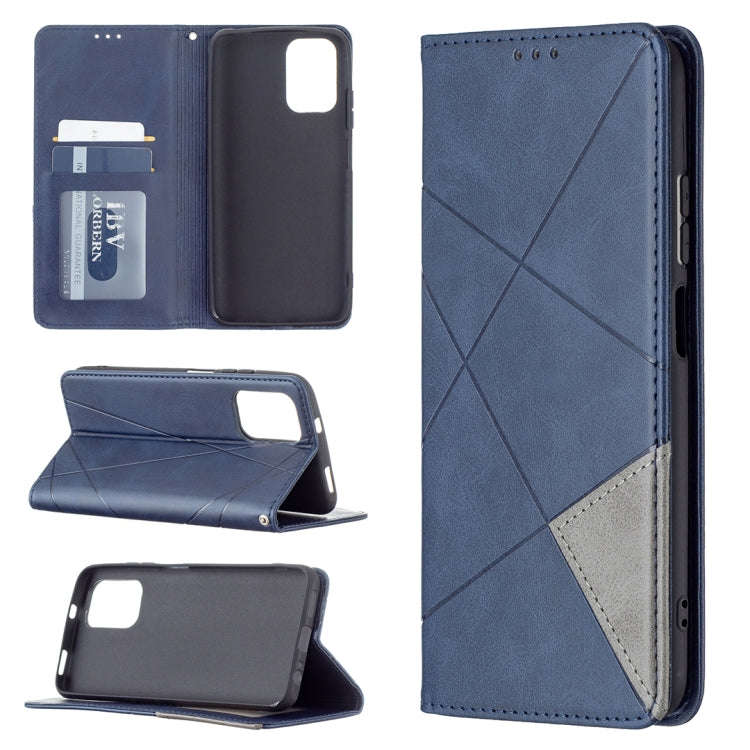 Rhombus Texture Horizontal Flip Magnetic Leather Case with Holder & Card Slots, For LG K42, For X...