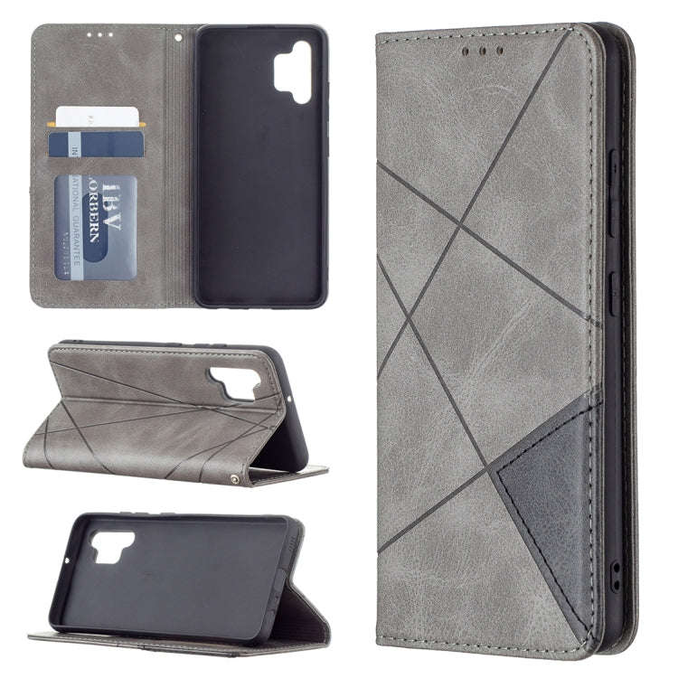 Rhombus Texture Horizontal Flip Magnetic Leather Case with Holder & Card Slots, For LG K42, For X...