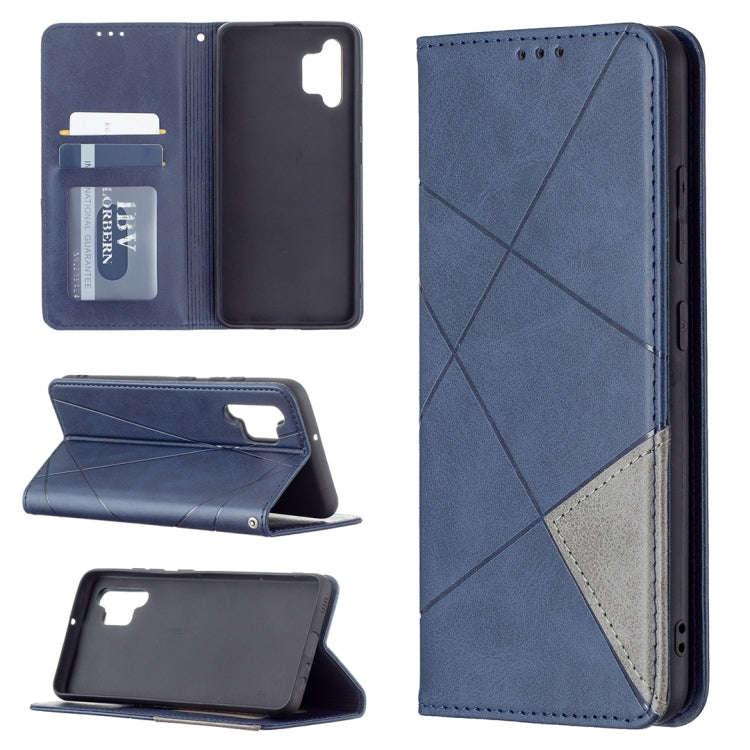 Rhombus Texture Horizontal Flip Magnetic Leather Case with Holder & Card Slots, For LG K42, For X...