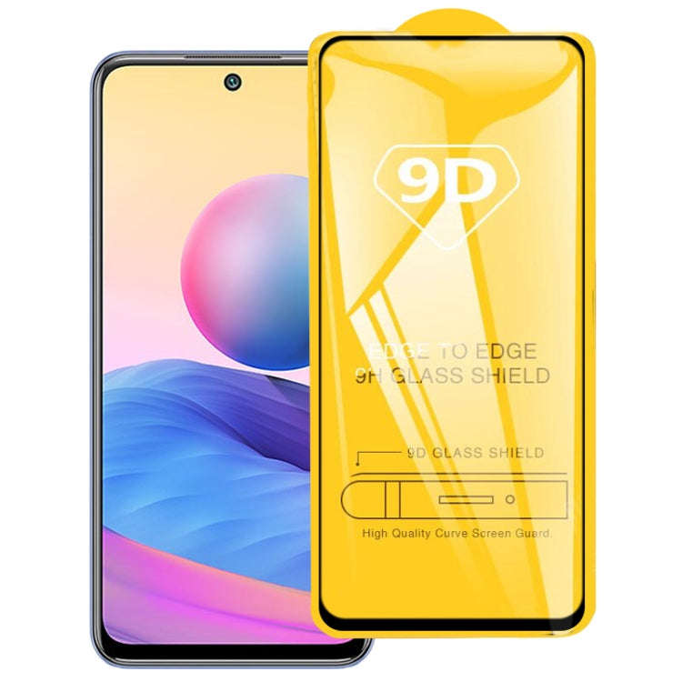 9D Full Glue Full Screen Tempered Glass Film, For Xiaomi Redmi Note 10 Pro Max (1 PCS), For Xiaom...
