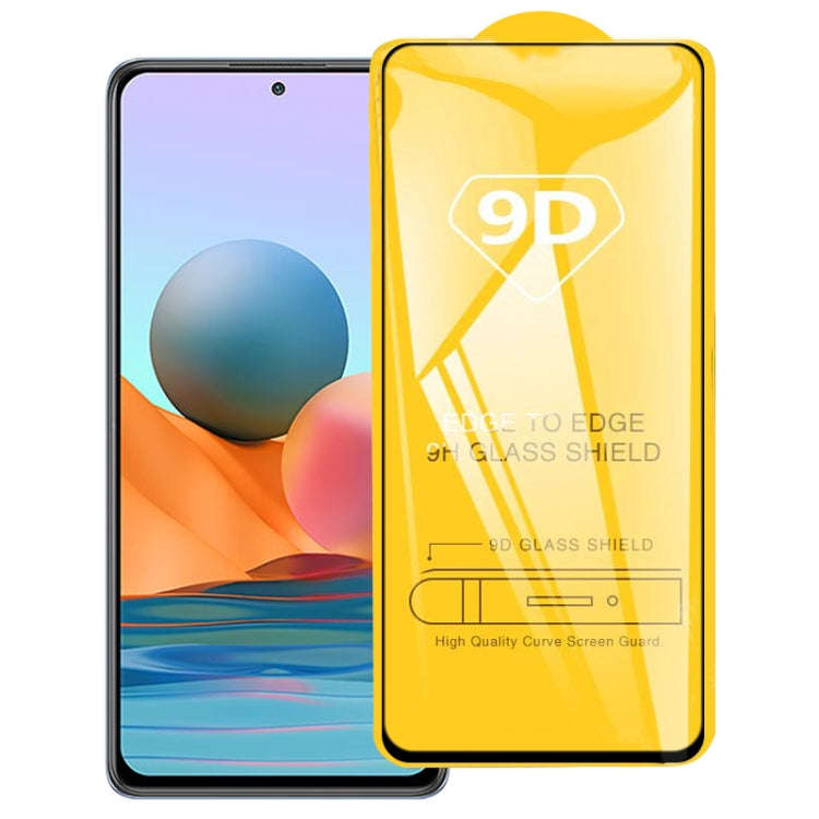 9D Full Glue Full Screen Tempered Glass Film, For Xiaomi Redmi Note 10 Pro Max (1 PCS), For Xiaom...