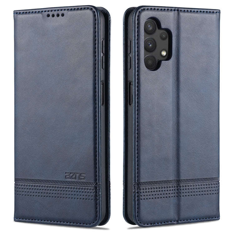 For Samsung Galaxy A32 5G AZNS Magnetic Calf Texture Horizontal Flip Leather Case with Card Slots...