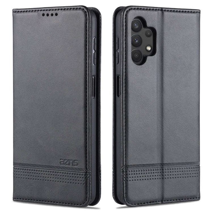 For Samsung Galaxy A32 5G AZNS Magnetic Calf Texture Horizontal Flip Leather Case with Card Slots...