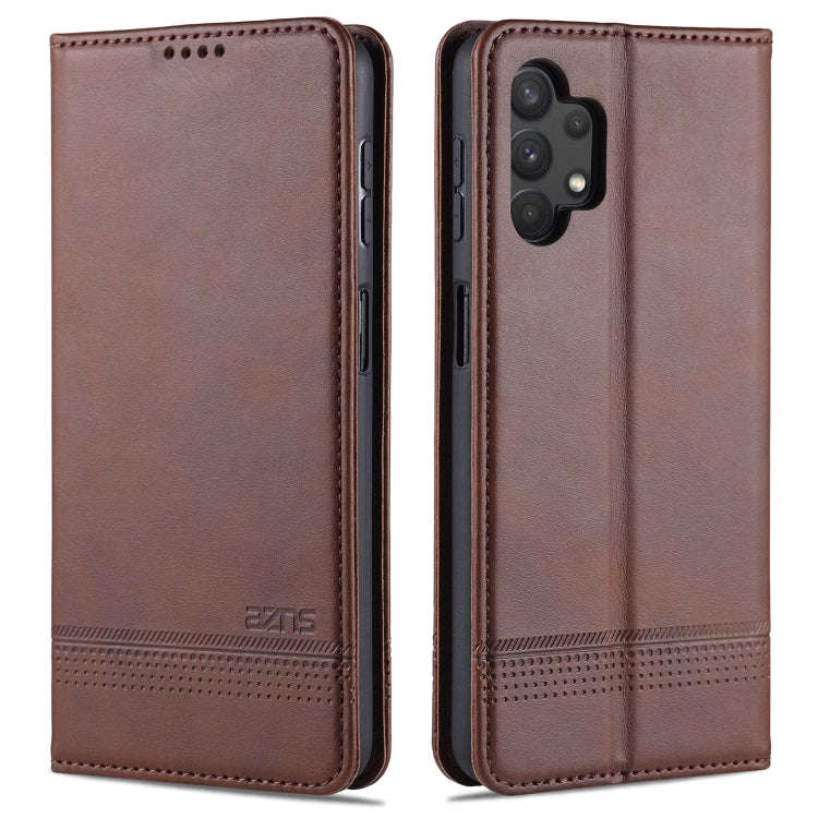 For Samsung Galaxy A32 5G AZNS Magnetic Calf Texture Horizontal Flip Leather Case with Card Slots...