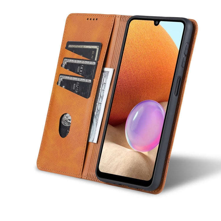 For Samsung Galaxy A32 5G AZNS Magnetic Calf Texture Horizontal Flip Leather Case with Card Slots...