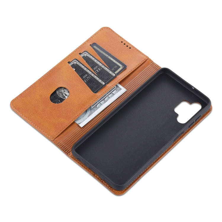 For Samsung Galaxy A32 5G AZNS Magnetic Calf Texture Horizontal Flip Leather Case with Card Slots...