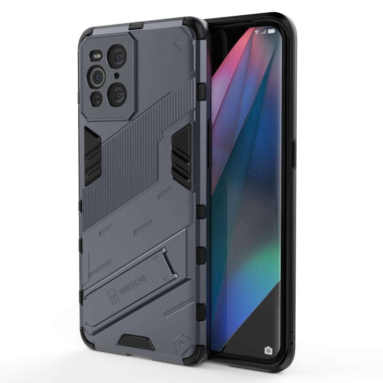 Punk Armor 2 in 1 PC + TPU Shockproof Case with Invisible Holder, For Xiaomi Mi 10S, For OPPO Fin...