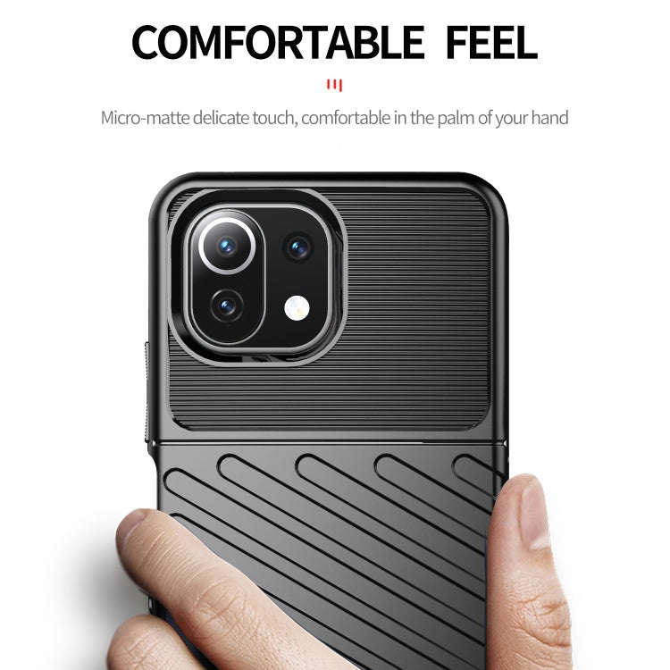 Thunderbolt Shockproof TPU Protective Soft Case, For Xiaomi Mi 11 Lite