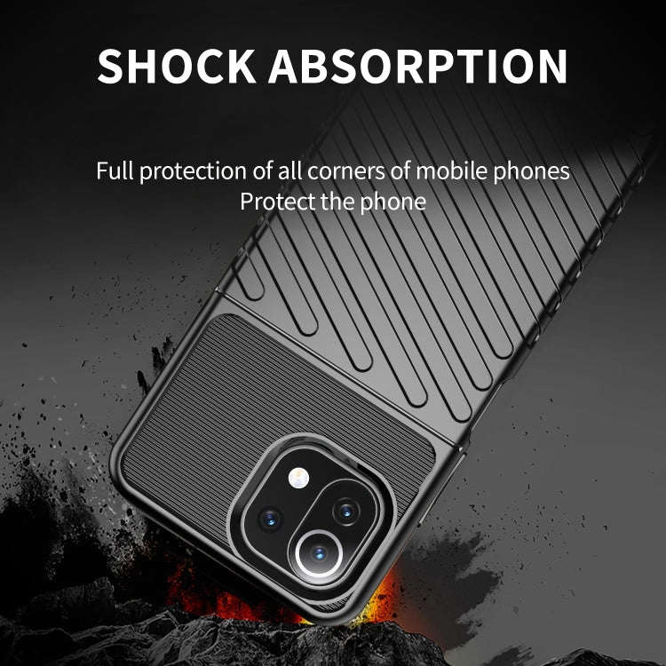 Thunderbolt Shockproof TPU Protective Soft Case, For Xiaomi Mi 11 Lite