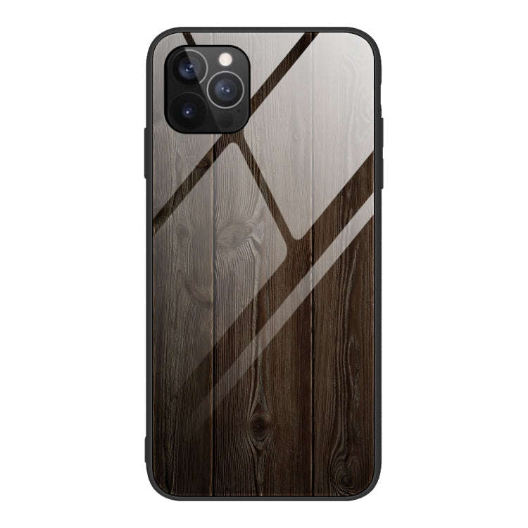 Wood Grain Tempered Glass + TPU Shockproof Case, For iPhone 12 mini, For iPhone 12 / 12 Pro, For ...