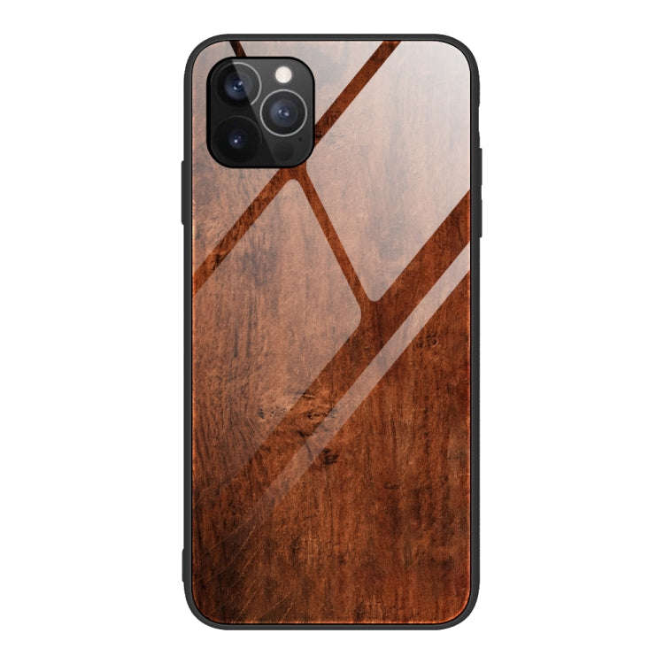 Wood Grain Tempered Glass + TPU Shockproof Case, For iPhone 12 mini, For iPhone 12 / 12 Pro, For ...