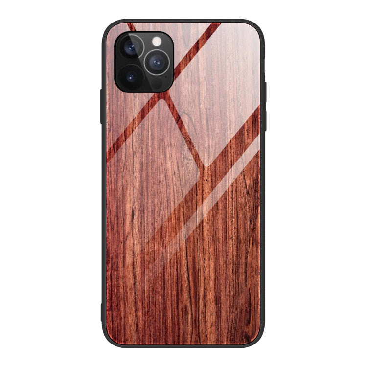 Wood Grain Tempered Glass + TPU Shockproof Case, For iPhone 12 mini, For iPhone 12 / 12 Pro, For ...