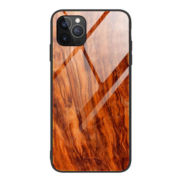 Wood Grain Tempered Glass + TPU Shockproof Case, For iPhone 12 mini, For iPhone 12 / 12 Pro, For ...