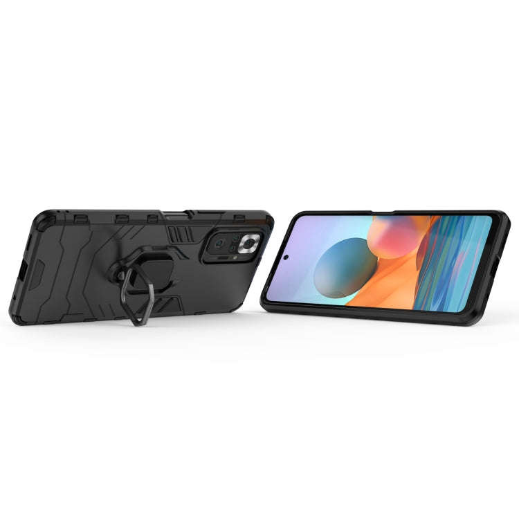 PC + TPU Shockproof Protective Case with Magnetic Ring Holder, For Xiaomi Redmi Note 10 Pro, For ...
