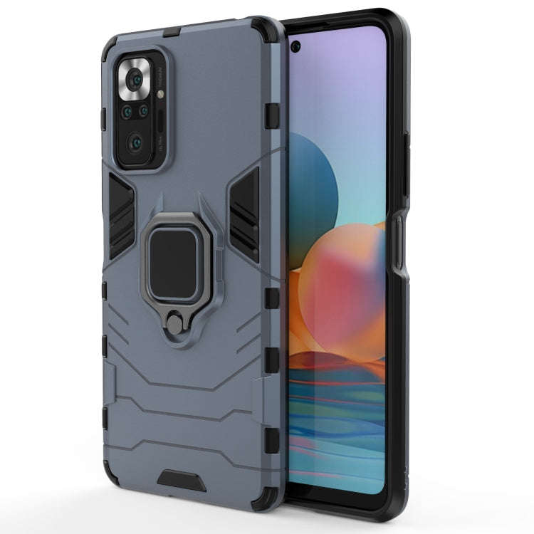 PC + TPU Shockproof Protective Case with Magnetic Ring Holder, For Xiaomi Redmi Note 10 Pro, For ...