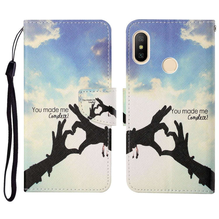 Colored Drawing Pattern Horizontal Flip Leather Case with Holder & Card Slots & Wallet & Lanyard,...