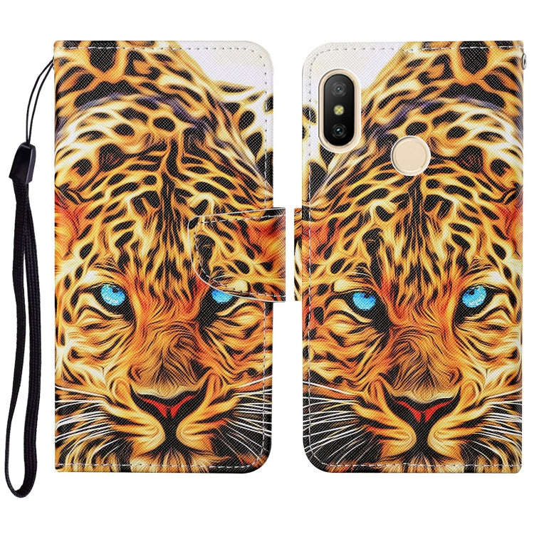 Colored Drawing Pattern Horizontal Flip Leather Case with Holder & Card Slots & Wallet & Lanyard,...