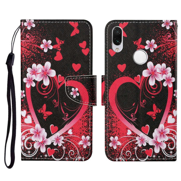 Colored Drawing Pattern Horizontal Flip Leather Case with Holder & Card Slots & Wallet & Lanyard,...