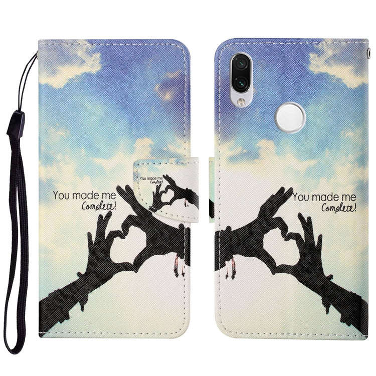 Colored Drawing Pattern Horizontal Flip Leather Case with Holder & Card Slots & Wallet & Lanyard,...