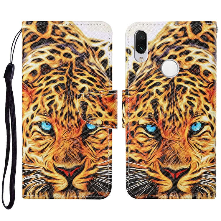 Colored Drawing Pattern Horizontal Flip Leather Case with Holder & Card Slots & Wallet & Lanyard,...
