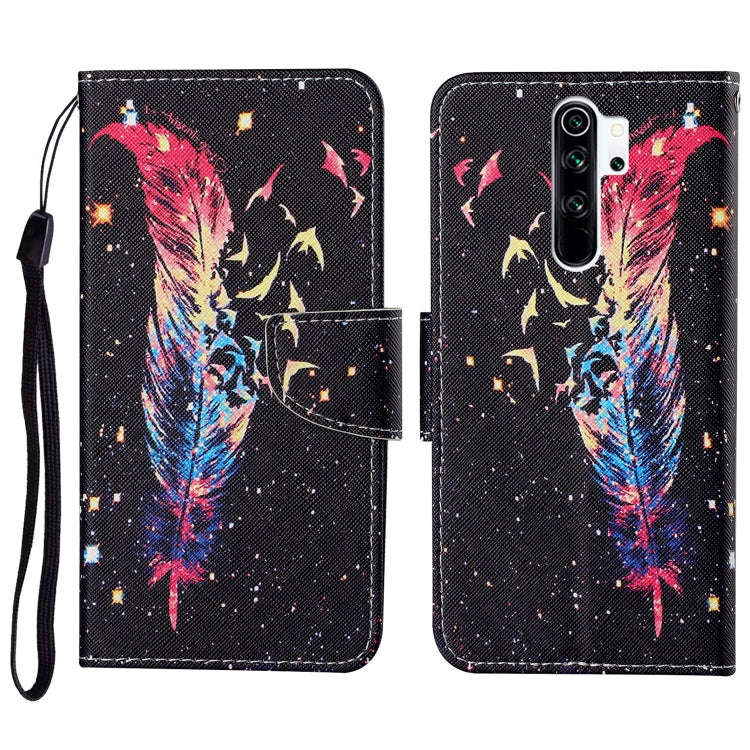 Colored Drawing Pattern Horizontal Flip Leather Case with Holder & Card Slots & Wallet & Lanyard,...