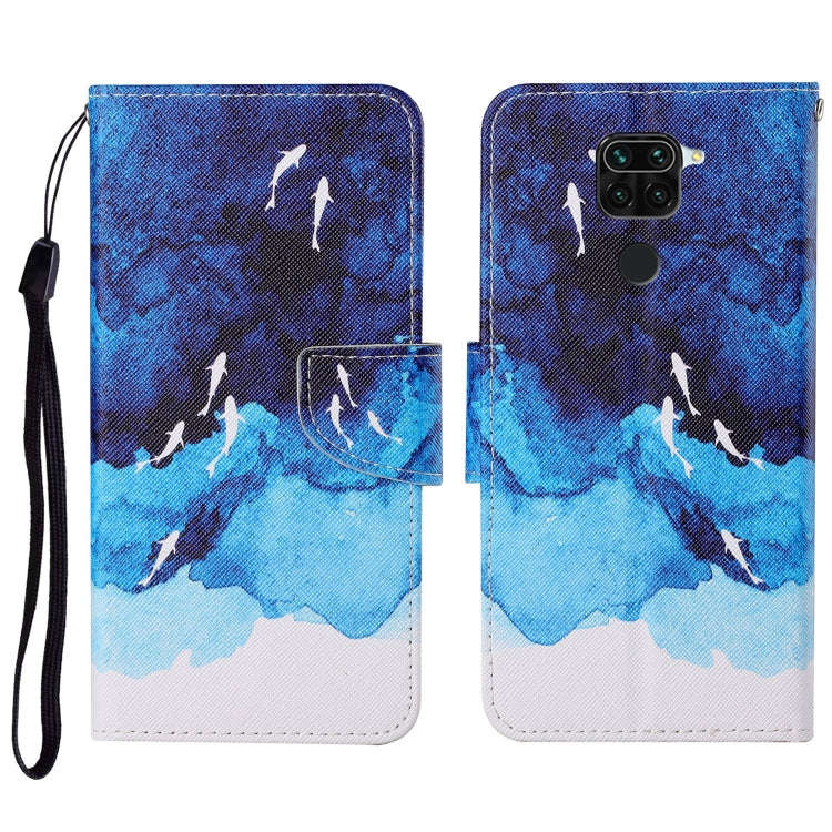 Colored Drawing Pattern Horizontal Flip Leather Case with Holder & Card Slots & Wallet & Lanyard,...