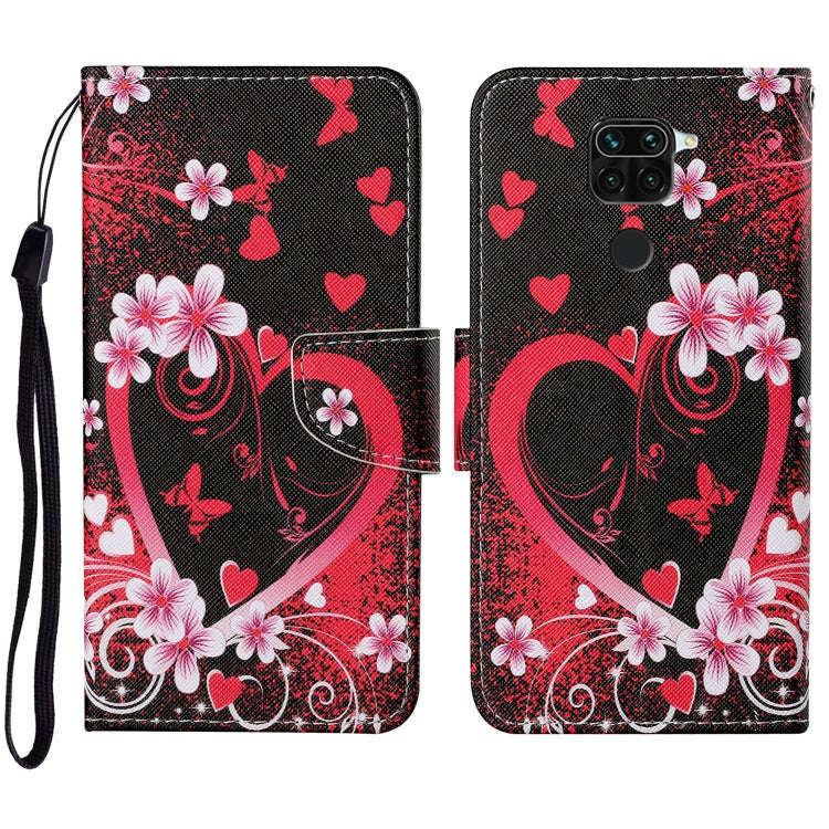 Colored Drawing Pattern Horizontal Flip Leather Case with Holder & Card Slots & Wallet & Lanyard,...