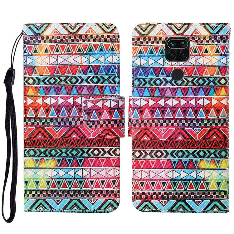 Colored Drawing Pattern Horizontal Flip Leather Case with Holder & Card Slots & Wallet & Lanyard,...