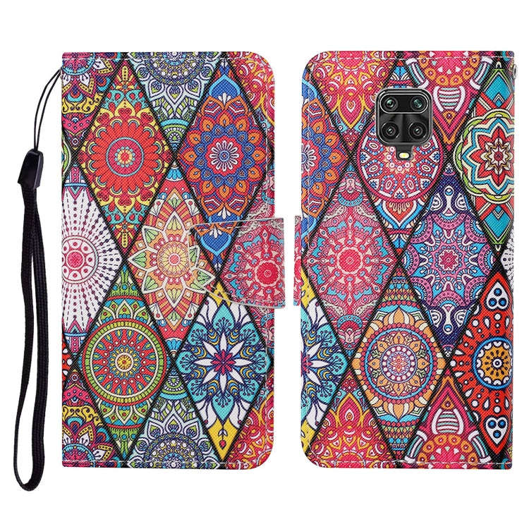 Colored Drawing Pattern Horizontal Flip Leather Case with Holder & Card Slots & Wallet & Lanyard,...