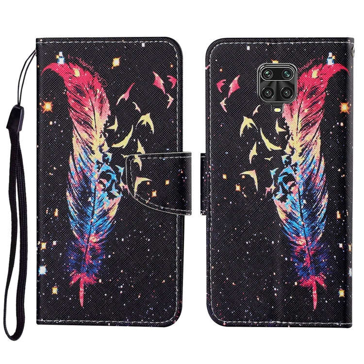 Colored Drawing Pattern Horizontal Flip Leather Case with Holder & Card Slots & Wallet & Lanyard,...