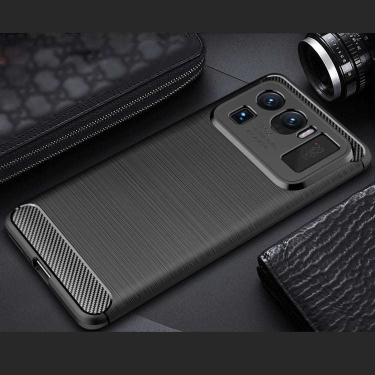 Brushed Texture Carbon Fiber TPU Case, For Xiaomi Mi 11 Ultra