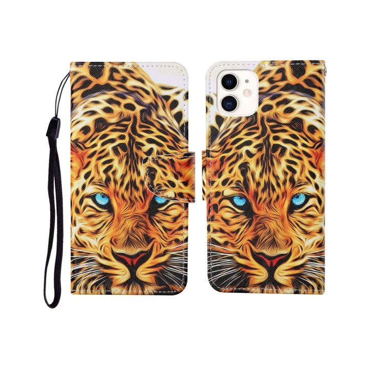Painted Pattern Horizontal Flip Leathe Case, For iPhone 11, For iPhone 11 Pro, For iPhone 11 Pro Max