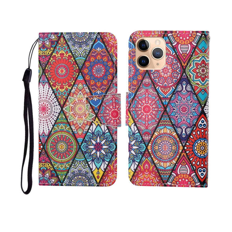 Painted Pattern Horizontal Flip Leathe Case, For iPhone 11, For iPhone 11 Pro, For iPhone 11 Pro Max