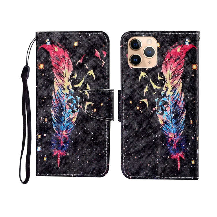 Painted Pattern Horizontal Flip Leathe Case, For iPhone 11, For iPhone 11 Pro, For iPhone 11 Pro Max