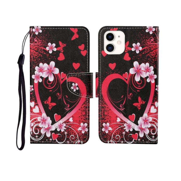 Painted Pattern Horizontal Flip Leathe Case, For iPhone 12 mini, For iPhone 12/12 Pro, For iPhone...
