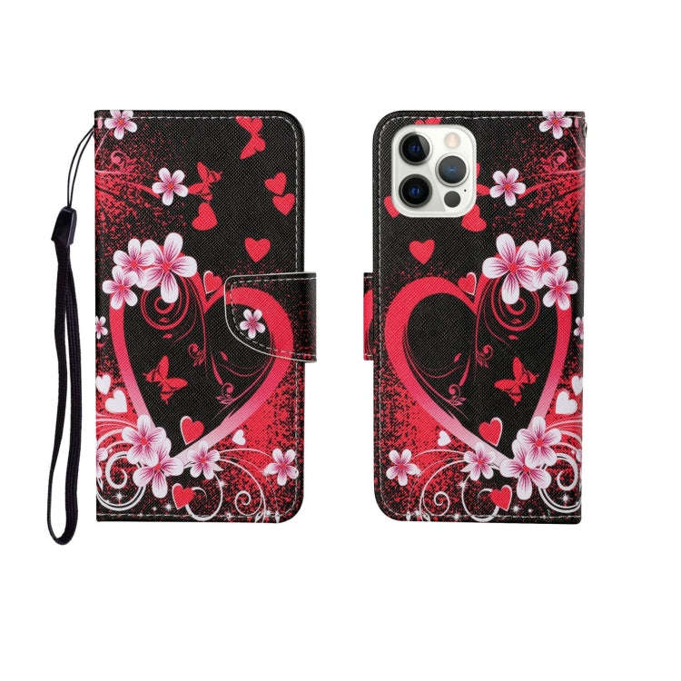 Painted Pattern Horizontal Flip Leathe Case, For iPhone 12 mini, For iPhone 12/12 Pro, For iPhone...