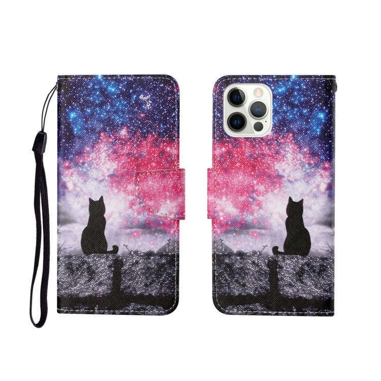 Painted Pattern Horizontal Flip Leathe Case, For iPhone 12 mini, For iPhone 12/12 Pro, For iPhone...
