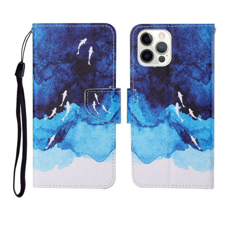 Painted Pattern Horizontal Flip Leathe Case, For iPhone 12 mini, For iPhone 12/12 Pro, For iPhone...