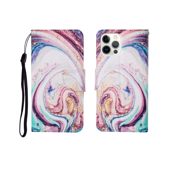 Painted Pattern Horizontal Flip Leathe Case, For iPhone 12 mini, For iPhone 12/12 Pro, For iPhone...