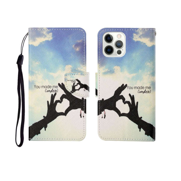 Painted Pattern Horizontal Flip Leathe Case, For iPhone 12 mini, For iPhone 12/12 Pro, For iPhone...