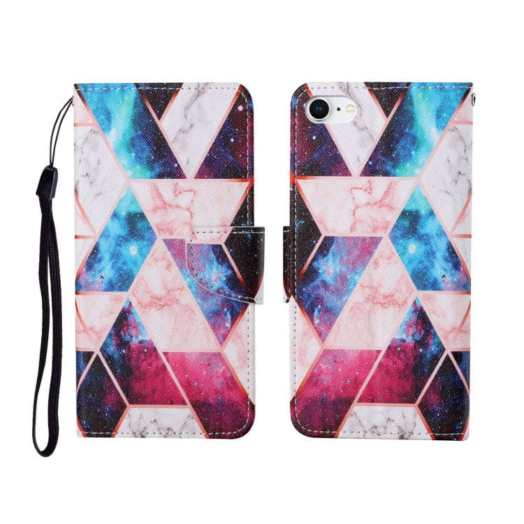 Painted Pattern Horizontal Flip Leathe Case, For iPhone SE (2020)/ 7 /8, For iPhone X, For iPhone XR