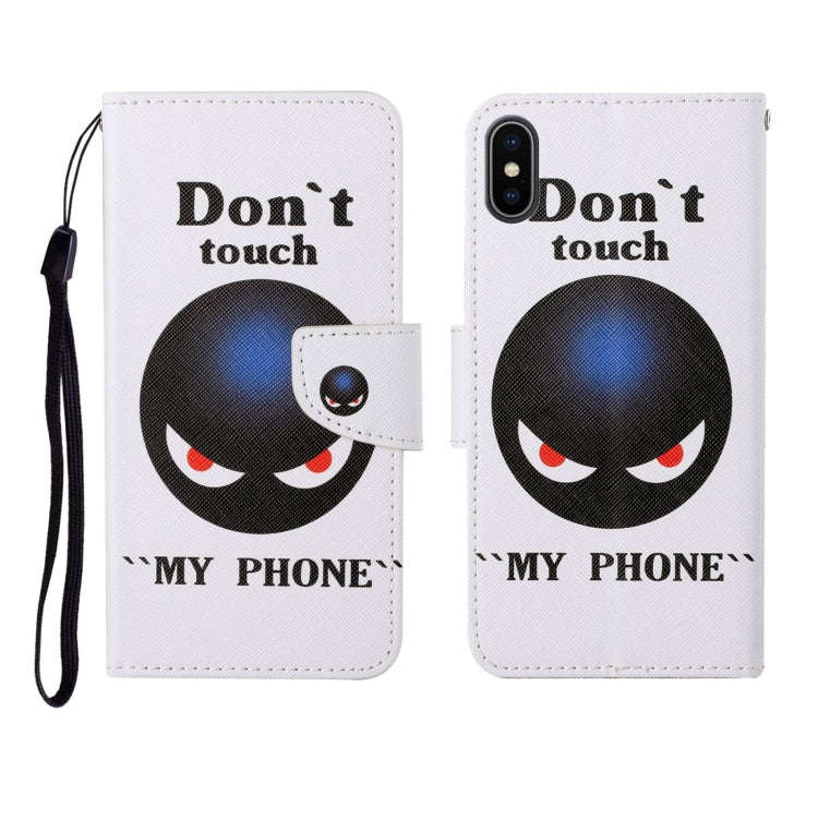 Painted Pattern Horizontal Flip Leathe Case, For iPhone SE (2020)/ 7 /8, For iPhone X, For iPhone XR